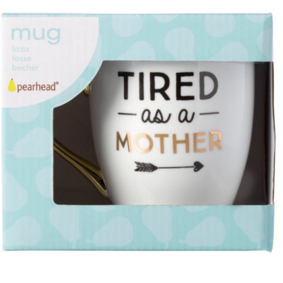 Tired As A Mother Cafe Mug (16oz) - Picture 1 of 2